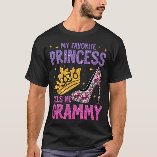 My Favorite Princess Calls Me Grammy Tシャツ (正面)