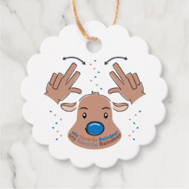 My favorite Reindeer in Sign Language フェイバータグ