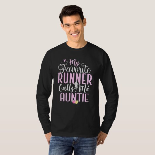 My Favorite Runner calls me Aunt Cute Tシャツ (正面フル)