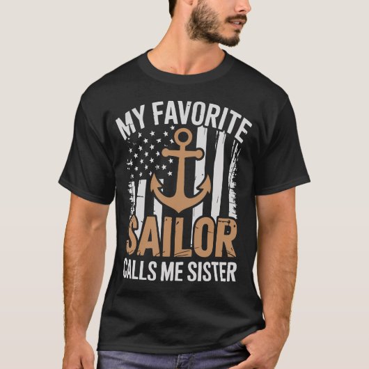 My Favorite Sailor Calls Me Sister Sailor Sister Tシャツ (正面)