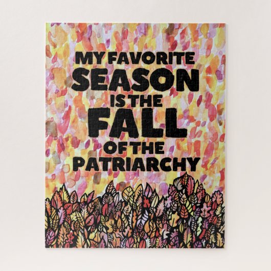 My Favorite Season is the fall of the patriarchy ジグソーパズル (縦)