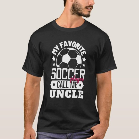 My Favorite Soccer Player Calls Me Uncle Sport Mat Tシャツ (正面)