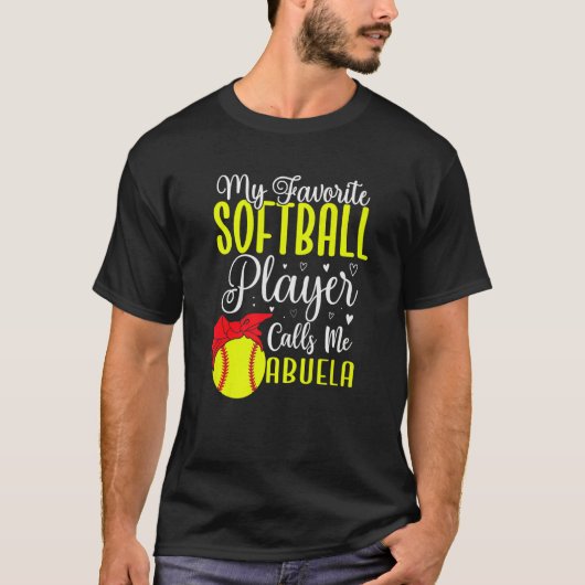 My Favorite Softball player calls me Abuela Cute Tシャツ (正面)