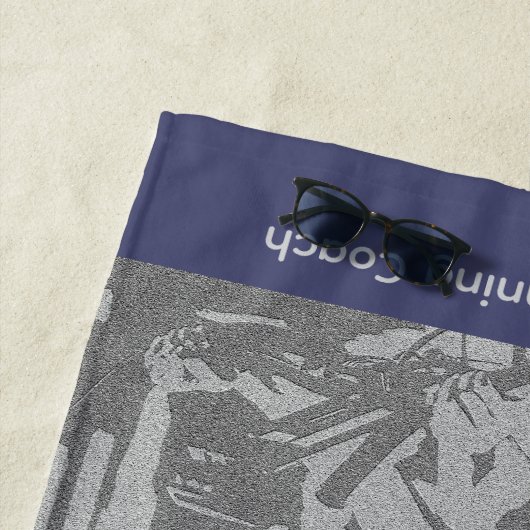 My Favorite Spinning Coach ビーチタオル (インサイチュ)