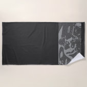 My Favorite Spinning Coach ビーチタオル (正面)