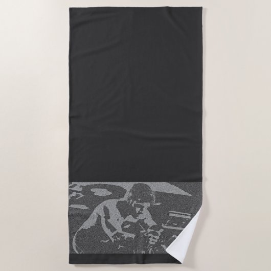 My Favorite Spinning Coach ビーチタオル (正面)