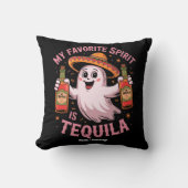 My Favorite Spirit Is Tequila Halloween Drinking  クッション (正面)