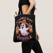 My Favorite Spirit Is Tequila Halloween Drinking  トートバッグ (クローズアップ)