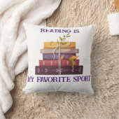 My favorite sport is reading クッション (ブランケット)