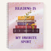 My favorite sport is reading ノートブック (正面)