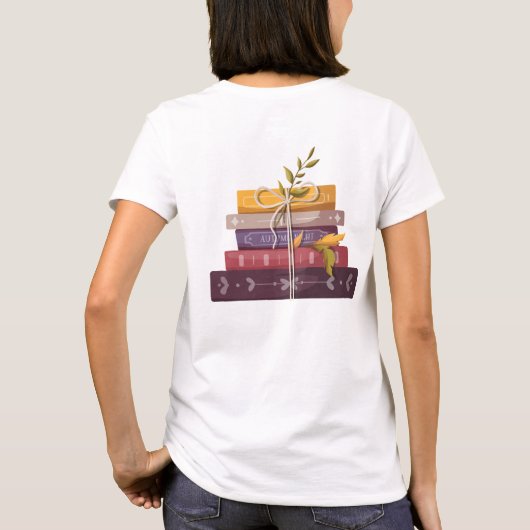 My favorite sport is reading tシャツ (裏面)