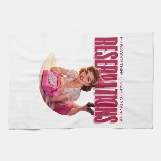 My Favorite Thing to Make for Dinner Is Resos キッチンタオル (横)