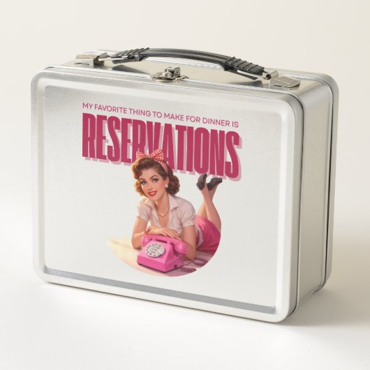 My Favorite Thing to Make for Dinner Is Resos メタルランチボックス (正面)