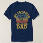 My Favorite Trombone Player Calls me Dad Father Tr Tシャツ (デザイン正面)
