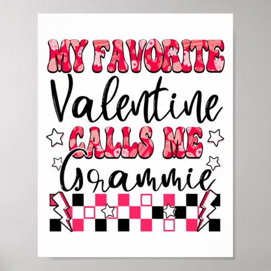 My Favorite Valentine Calls Me Grammie Valentines  ポスター (正面)