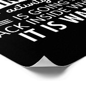 My Favorite Winter Activity Is Going Back Inside W ポスター (角)