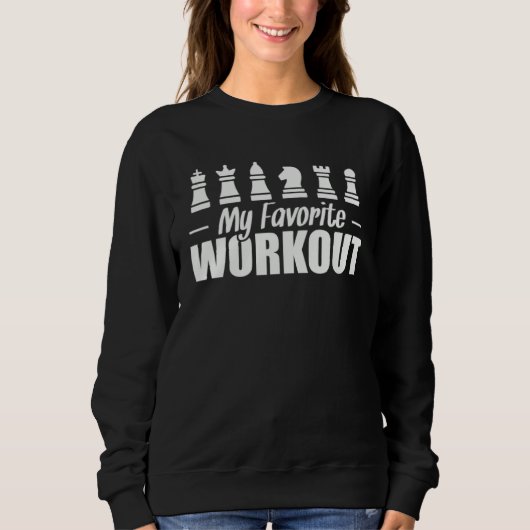 My Favorite Workout Chess Brain Training スウェットシャツ (正面)