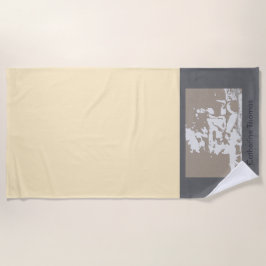 My Favorite Yoga Teacher ビーチタオル