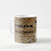 My favourite cup Rhodesian Ridgeback コーヒーマグカップ (正面左)