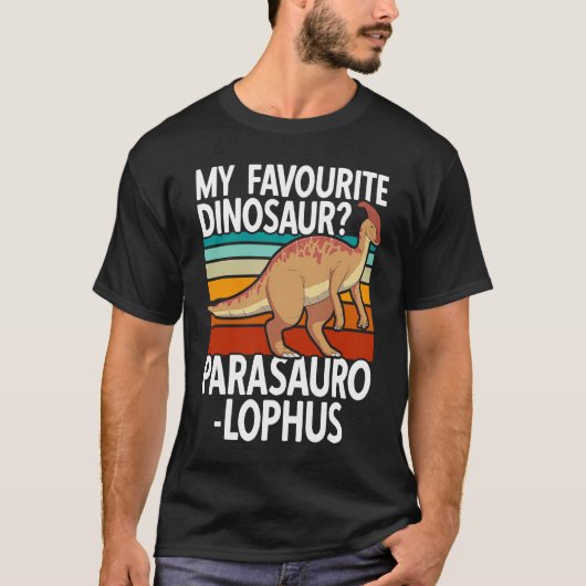 My favourite dinosaur Parasaurolophus Tシャツ (正面)