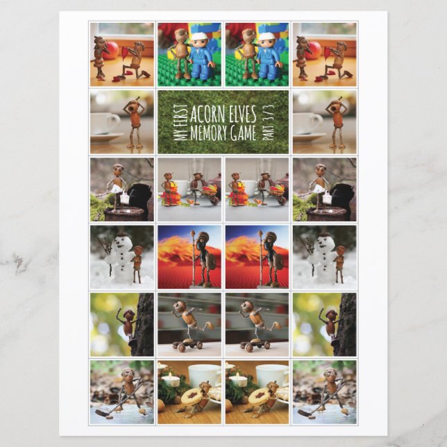My First Acorn小妖精や小人メモリーゲームPart 1/3 (正面)