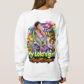 My First Apo: Customized "My Lolo's Girl"  スウェットシャツ (裏面)