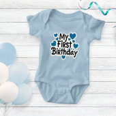 My First Birthday bodysuit  ベビーボディスーツ