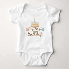 My First Birthday Custom Baby Bodysuit ベビーボディスーツ