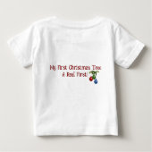 My First Christmas ベビーTシャツ (裏面)