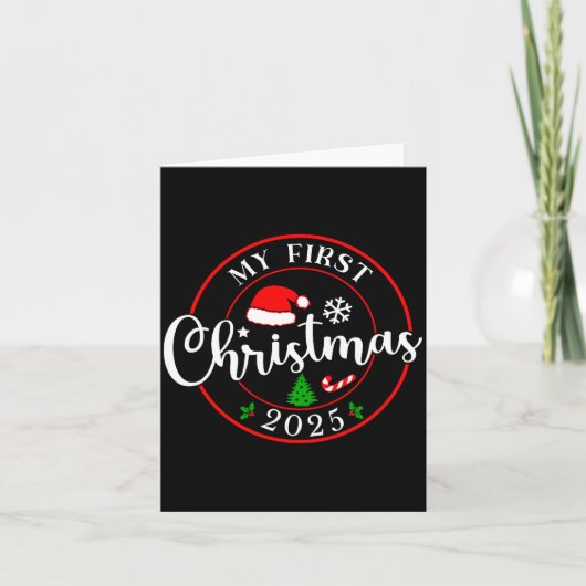 My First Christmas 2025 1st Christmas Family Match カード (正面)