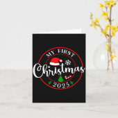 My First Christmas 2025 1st Christmas Family Match カード (黄色い花)