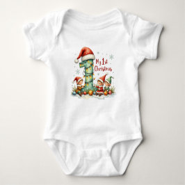 My First Christmas Baby Bodysuit ベビーボディスーツ