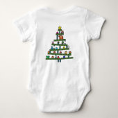 🎄My First Christmas Baby T-Shirt | Cute Holiday👶 ベビーボディスーツ (裏面)