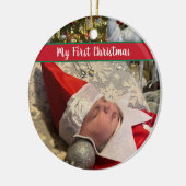 My First Christmas Ceramic Ornament セラミックオーナメント (左)