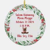 My First Christmas Ceramic Ornament セラミックオーナメント (裏面)