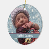 My First Christmas Ceramic Ornament セラミックオーナメント (左)