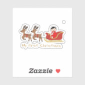 My First Christmas – Cute Baby Sticker シール (シート)