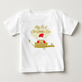 My First Christmas Eve ベビーTシャツ