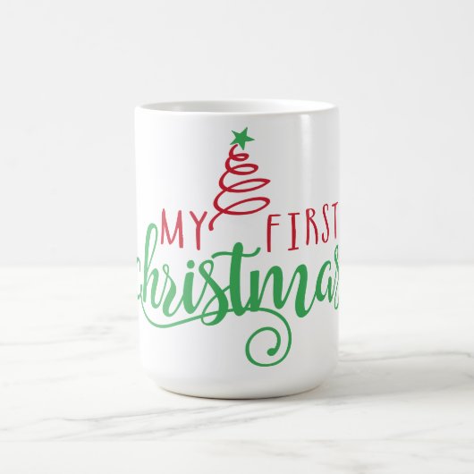 My First Christmas Mug | Cute Holiday Baby Gift Cu コーヒーマグカップ (中央)