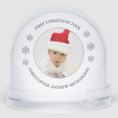 My First Christmas Personalized Baby Photo (裏面)