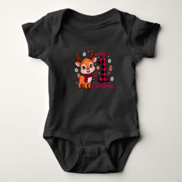 My First Christmas T-Shirt 2025 Baby Girl ベビーボディスーツ