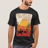 My First Cleaning Rodeo English Western Tシャツ (正面)