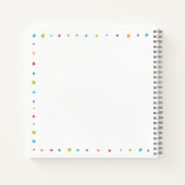 「MY FIRST COOKBOOK」キッズパーソナライズされたレシピ本 ノートブック (裏面)