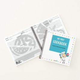 「MY FIRST COOKBOOK」キッズレシピスパイラルノート ノートブック