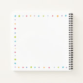 「MY FIRST COOKBOOK」キッズレシピスパイラルノート ノートブック (裏面)