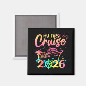 My First Cruise 2026 Funny First Time Cruise Vacat マグネット (正面/裏面)