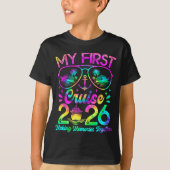 My First Cruise 2026 Funny First Time Cruise Vacat Tシャツ (正面)