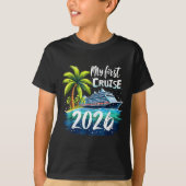 My First Cruise 2026 Funny First Time Cruise Vacat Tシャツ (正面)