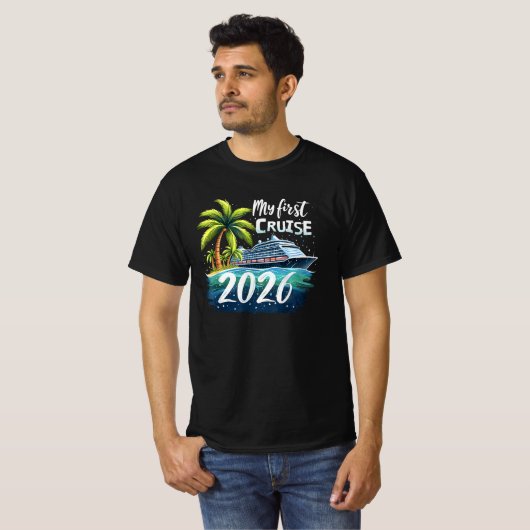 My First Cruise 2026 Tシャツ (正面フル)