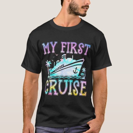 My First Cruise Cruise Ship First Time Cruise Vaca Tシャツ (正面)